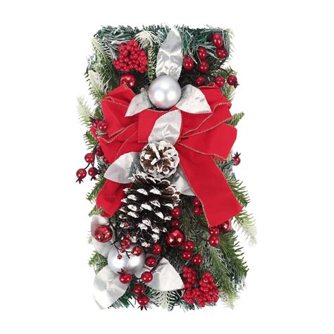 car xmas wreath|christmas wreath for car grill.